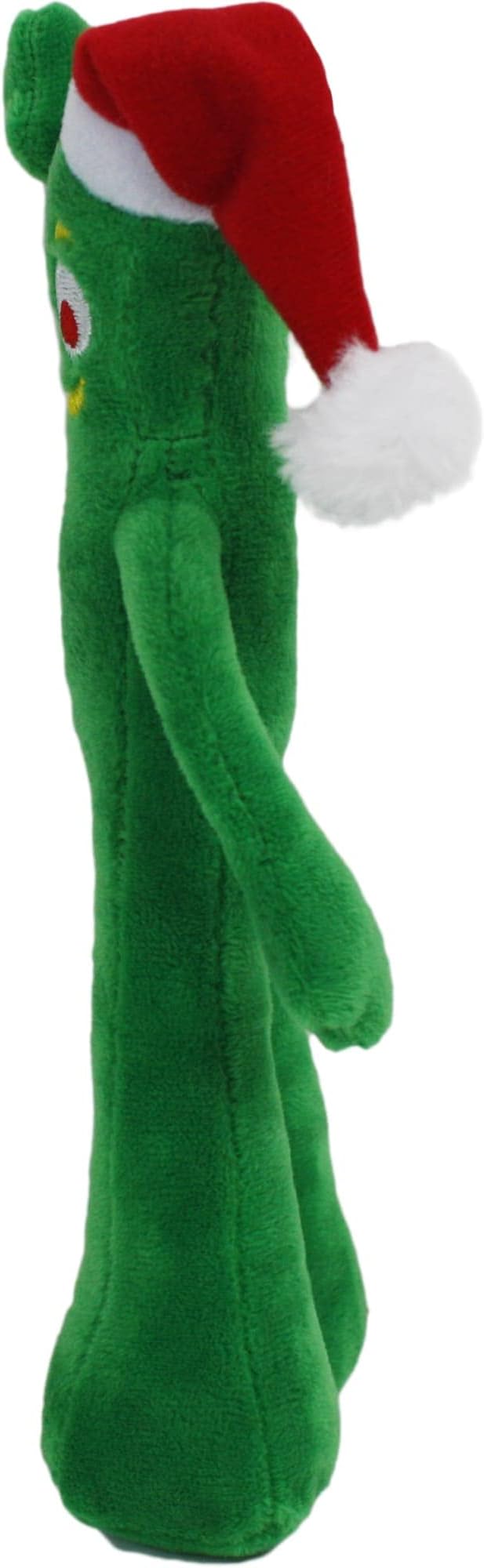 Multipet International Holiday Gumby Dog Toy with Santa Hat, Small