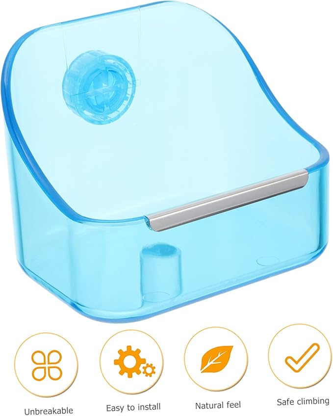 Yardwe Pet Cage Food Container Rabbit Feeding Bowl Convenient Hanging for Small Animals