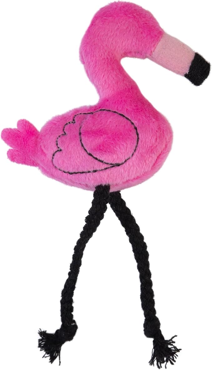 Mad Cat Flingin' Flamingo Catnip & Silvervine Cat Toy, Pack of 2