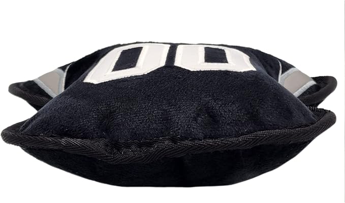 The 1st Ever Tough but Smooth Dog Toy NFL LAS Vegas Raiders Football Jersey Tough Pet Toy. A Premium Quality Doggie Toy with Built-in Squeaker. Sports Fans Favorite Chew Toy