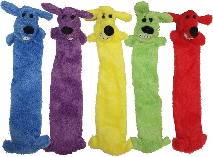 Multipet International DMP47741 Loofa Light-Weight Unstuffed Plush Dog Toy, 18-Inch