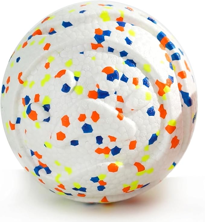 Dog Ball Squeak Toys (Bell Ball 5.12in White A)