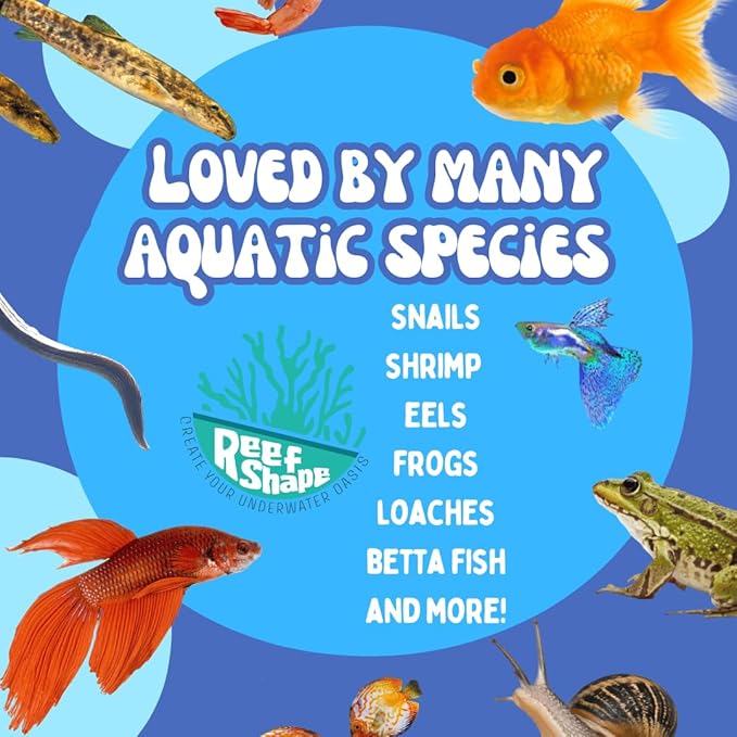 Chatelet REEFSHAPE Aquatic Branch Haven – Vertical Reef Shelter with 3-Limb Branch Design, Aquarium Safe Structure for Fish, Shrimp, Microorganisms, & Aquatic Pets (Neptune Blue)