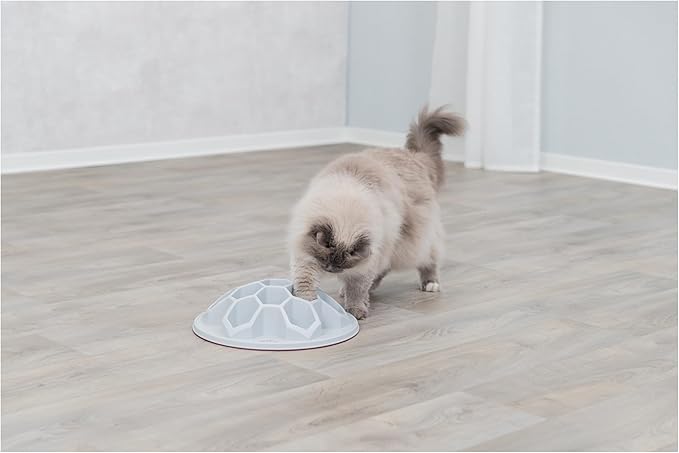 TRIXIE Slow Feeder Hive XXL, Cat Bowl, Cat Food Plate, Pet Feeding Bowl