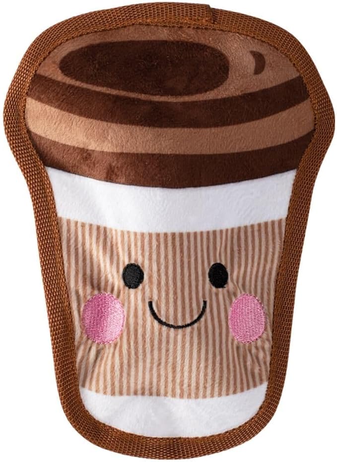 Fringe Studio Squeaker Pet Toy, Coffee (729006)