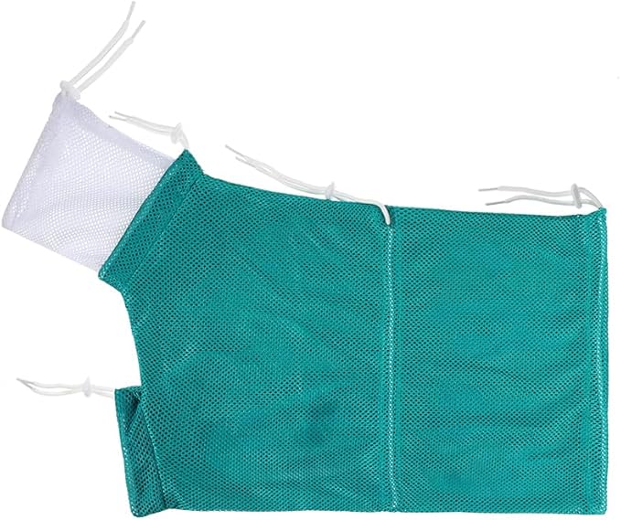 Ibluelover Breathable Mesh Cat Bathing Bag Adjustable Cat Washing Bag Anti Scratching Shower Bag for Nail Trimming Grooming