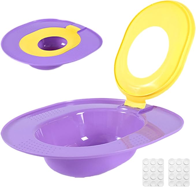 Cat Toilet Trainer Kit - Portable Litter | Reusable Cat Litter Toilet Training Kit with Urinal Potty, Easy to Clean, Ideal for Kittens, Pets, Home, Travel, RV, Apartment & House Use