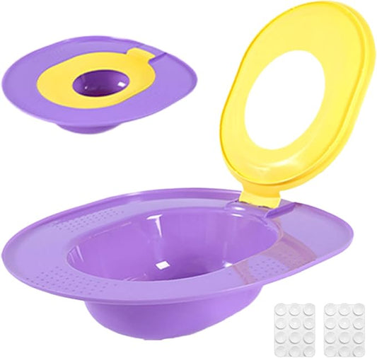 Cat Toilet Trainer Kit - Portable Litter | Reusable Cat Litter Toilet Training Kit with Urinal Potty, Easy to Clean, Ideal for Kittens, Pets, Home, Travel, RV, Apartment & House Use