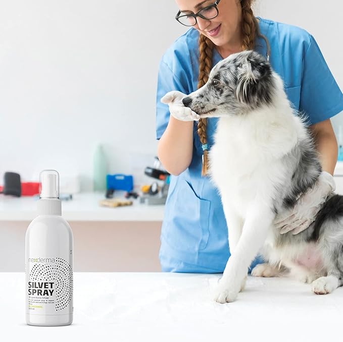 NEXDERMA Pet Wound and Hot Spot Spray, Soothing Relief and Protection for Itchy or Irritated Skin, Rashes and Sores | Safe for Dogs, Cats and Horse - 100ml, Pack of 1