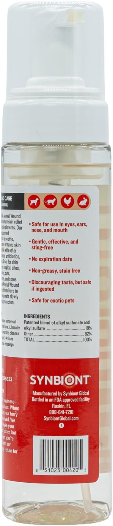 Synbiont Small Animal Wound Care 8oz Foamer (Pack of 2)