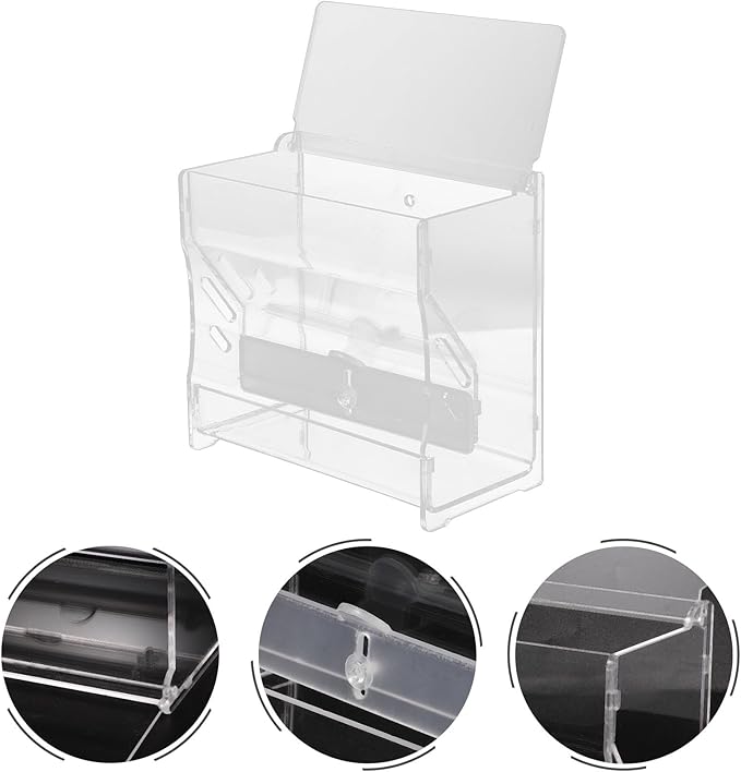 Unomor Automatic Rutin Chicken Acrylic Food Feeder Small Feeding Trough for Parrots Bird Cage Pet Breeding Use
