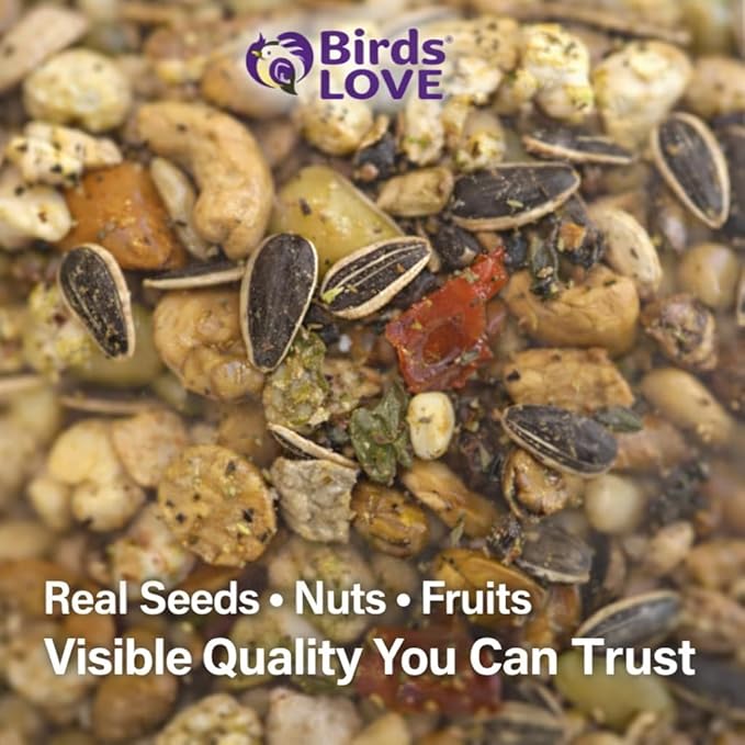 Birds LOVE All Natural Garden Blend Bird Food for Parrots 2lb