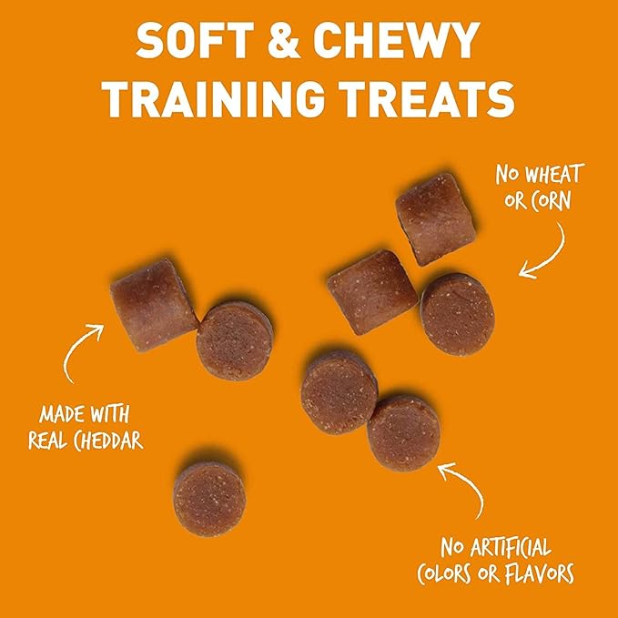 Cloud Star Tricky Trainers Grain-Free Variety Pack – Four Total Flavors: Peanut Butter, Liver, Cheese, and Salmon Plus Pet Paws Notepad (5oz Each, 20oz Total)