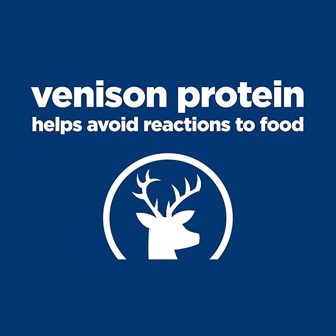 Hill's Prescription Diet d/d Food Sensitivities Wet Dog Food, Potato & Venison, 13 oz. Cans, 12-Pack
