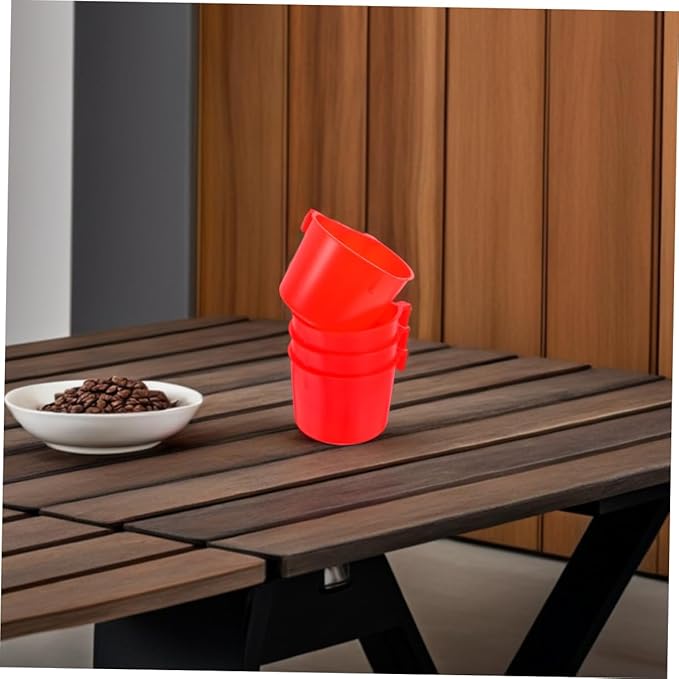 Happyyami 8pcs Sturdy Bird Cage Feeder Bowl Pet Water Bowl for Rabbits Birds Chicken Coop Feeder Cups Small Animal Food and Water Dispenser