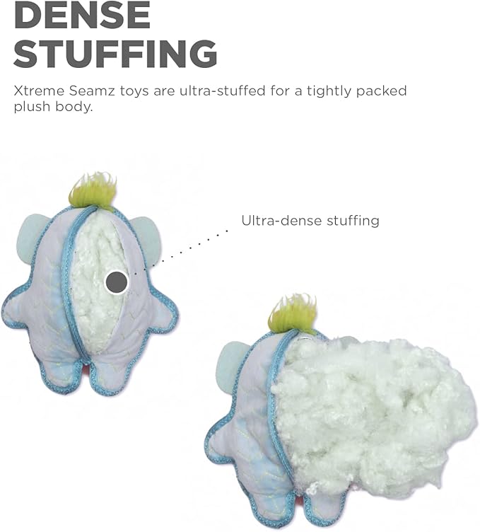 Outward Hound Xtreme Seamz Toucan Squeaky Durable Dog Toy