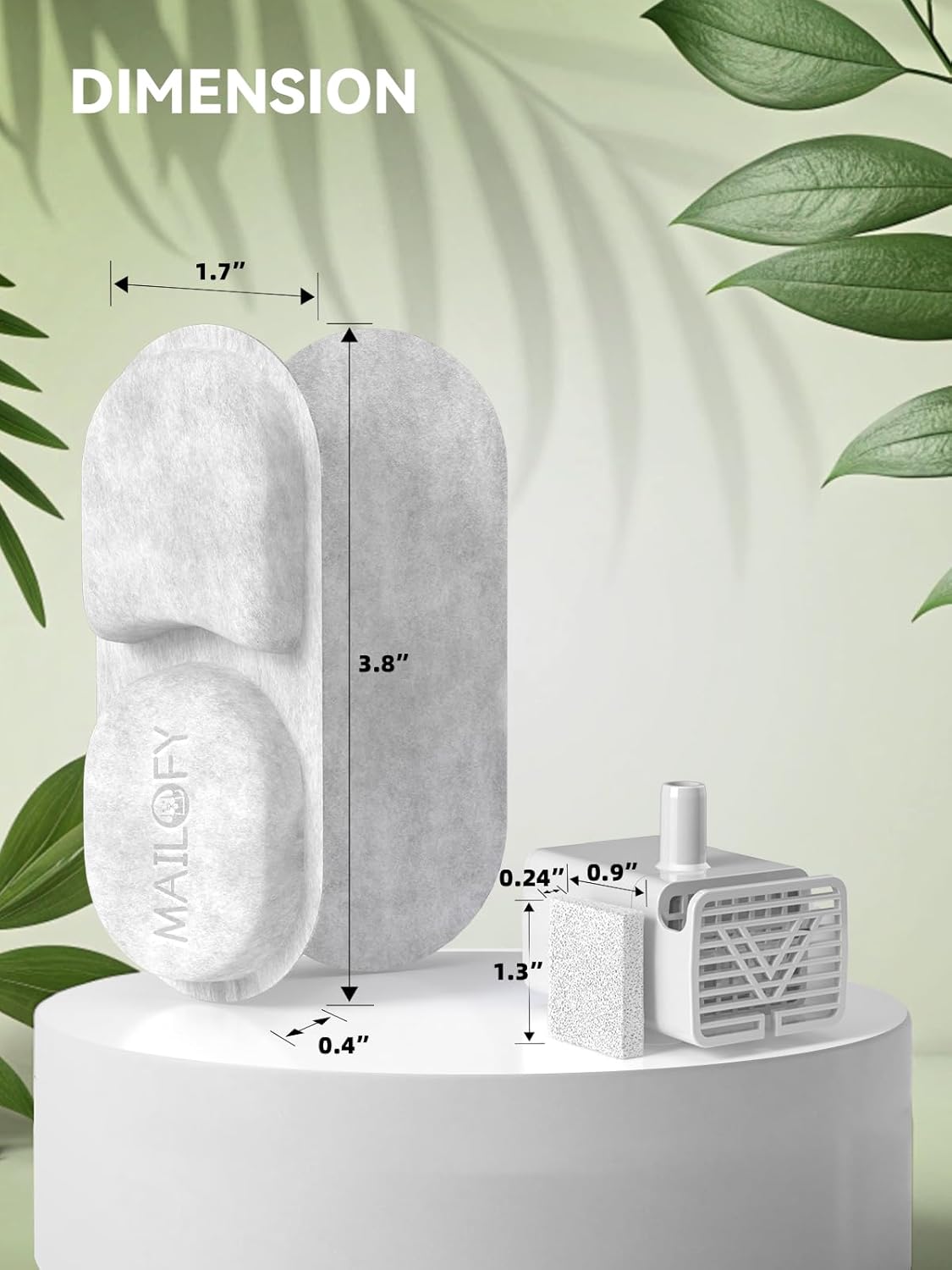 Large Dog Water Fountain 14L/3.7Gal, Stainless Steel Pet Fountain for Large Dogs and Multi-Pets, with Window & Extra Wide Drinking Area, Square Design Enlarges Capacity & Saves Space (Filters)