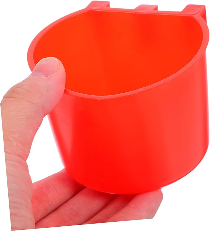 BESPORTBLE 4pcs Thickened Hanging Bird Cage Cups Removable Feeding Bowls for Small Animals Easy Install Watering Tool for and Birds Optimal Capacity