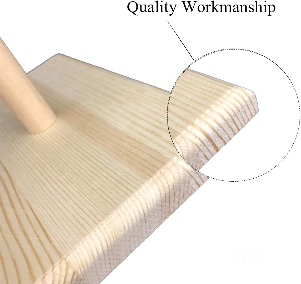 LINSHRY Bird Training Stand, Portable Tabletop Bird Perch Spin Training Perch for Parakeets Conures Lovebirds or Cockatiels