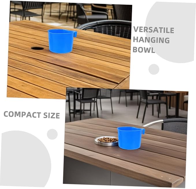 Happyyami 8pcs Hanging Food and Water Bowl Bird Cage Feeding Cups Easy to Install for Small Animals and Poultry