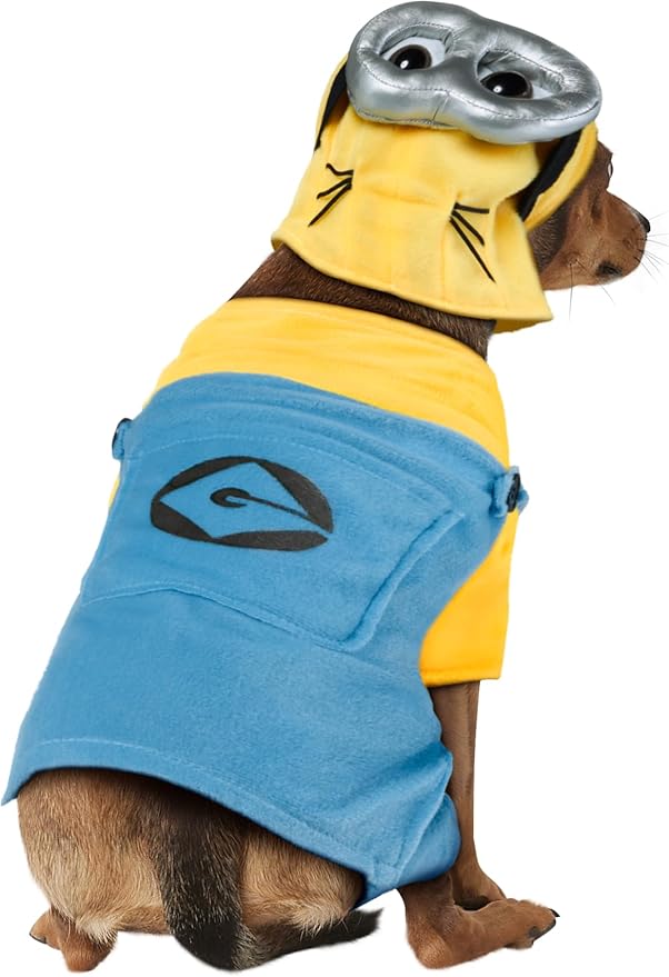 Despicable Me: Minion Pet Costume for for Dogs or Cats by Rubies, Small