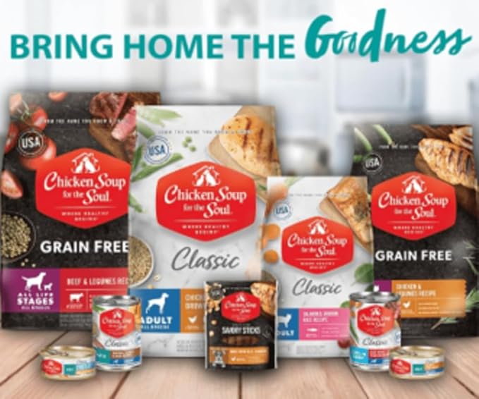 Chicken Soup for the Soul All Natural Premium Crunchy Bites Dog Treats, Real Chicken First Ingredient, No By-Products, Artificial Colors, Flavors or Preservatives, Chicken, 32oz