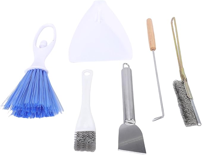 Zerodis Wild Bird Wildlife Accessories Kit Bird Cage Brush Tool Stainless Steel Poop Remover Cage Accessories Suitable for Rabbit Hamster