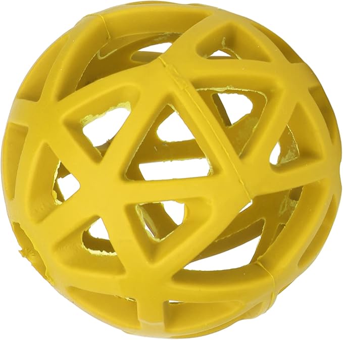Asixxsix Hollow Dog Ball, Rubber Dog Toy Puzzle Ball Bite Dog Hollow Ball Toy Fun Interactive Chewing Pet Toy Ball, Lightweight and Portable Pet Toy for Dogs Cats Pets (L)