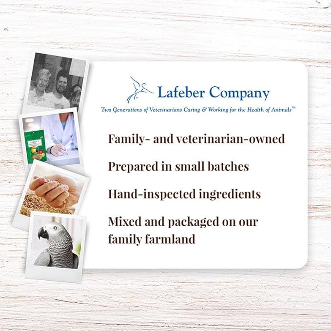 LAFEBER'S Parrot Pellets (Classic, 1.25 Ib Pack of 2)
