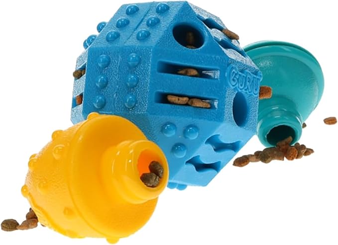 GURU Pet: Treat Station - Large - Dog Toy, Treat Dispensing Puzzle, Interactive Challenge Chew, Durable Multi-Textured Modules Connect Or Separate