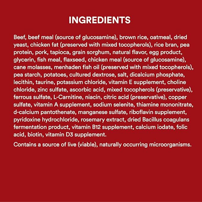 WholeHearted by Petco Plus Beef & Brown Rice Recipe with Whole Grains Plus Dry Dog Food 45 lbs.