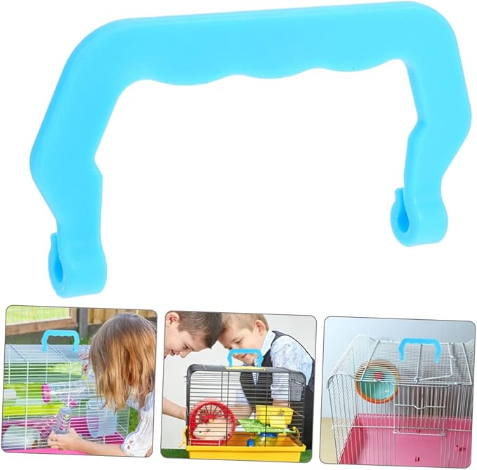 10pcs Plastic Pet Cage Handle Set Portable Lifting Handle for Rabbit Puppy Dog Cat