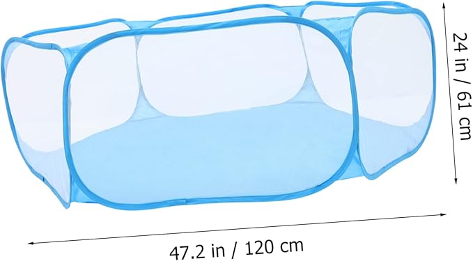Foldable Pet Playpen Portable Indoor Outdoor Enclosure for Small Animals Breathable Polyester Material Multi-Function Use for Dogs Cats Puppies and More