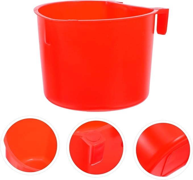 BESPORTBLE 4pcs Thickened Hanging Bird Cage Cups Removable Feeding Bowls for Small Animals Easy Install Watering Tool for and Birds Optimal Capacity