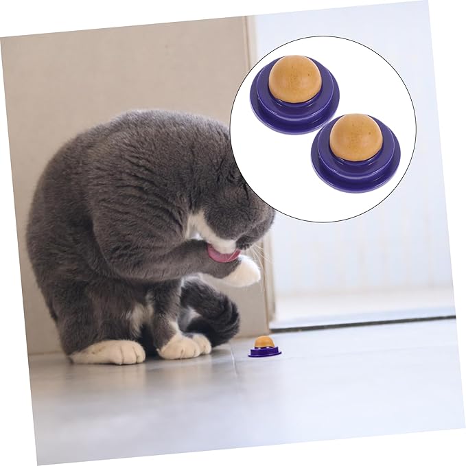 Kisangel 2pcs Catnip Licking Gel for Cats Nutritional Treats to Aid Digestion Tasty for Kittens and Vitamins