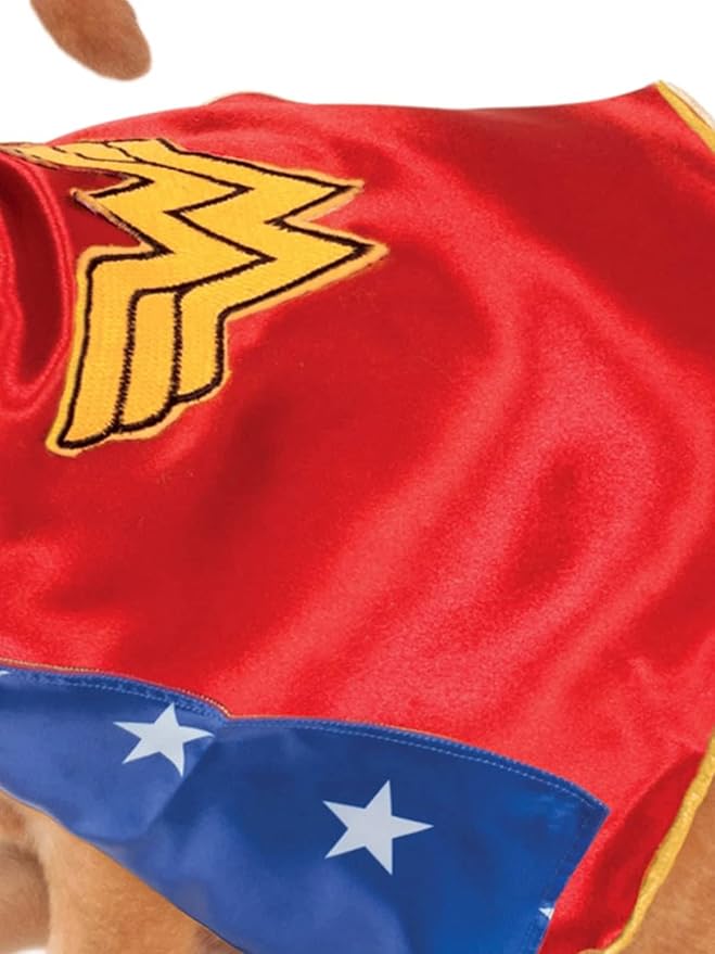 DC Comics: Wonder Woman Pet Costume for For Dogs or Cats by Rubies, Small