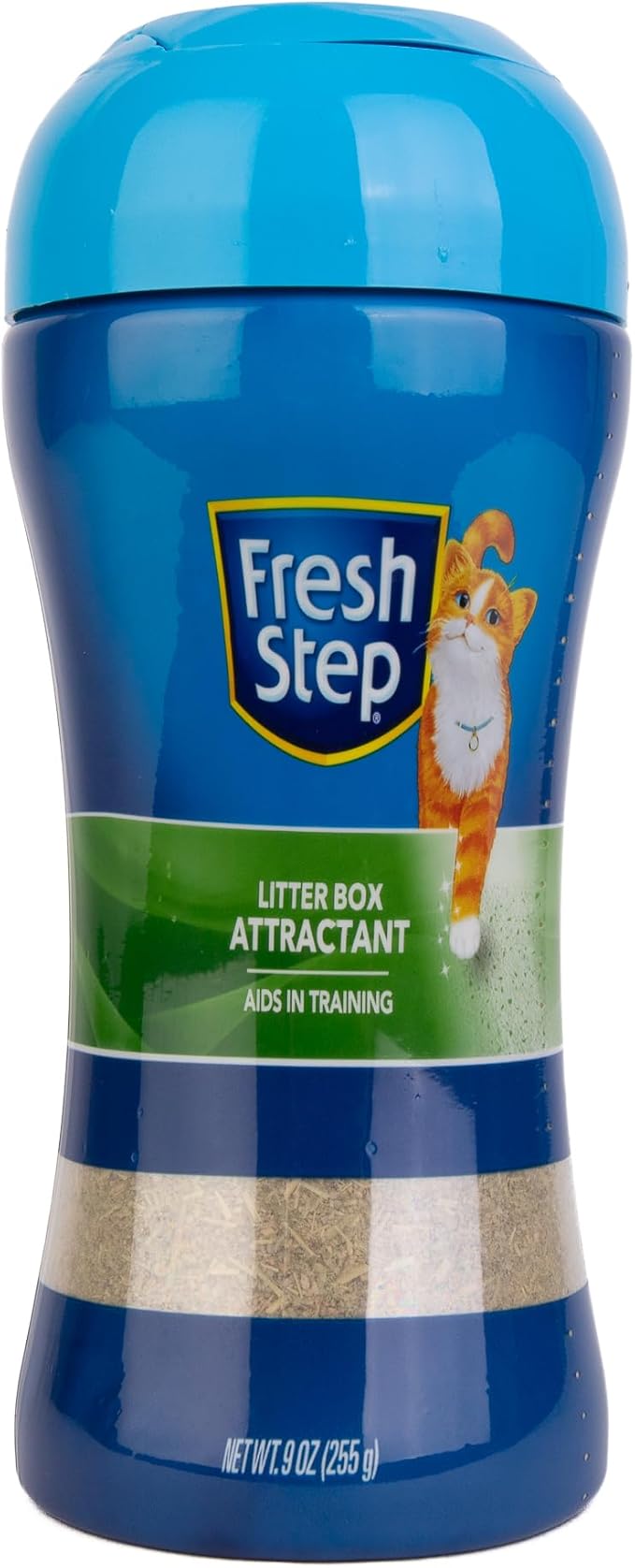 Fresh Step Litter Box Attractant Powder, Cat Litter Training Aid to Encourage Litter Box Use, Herbal Blend Additive Works with Any Litter Type for Cats and Kittens, No-Mess Bottle, 9 Ounce - 3 Pack