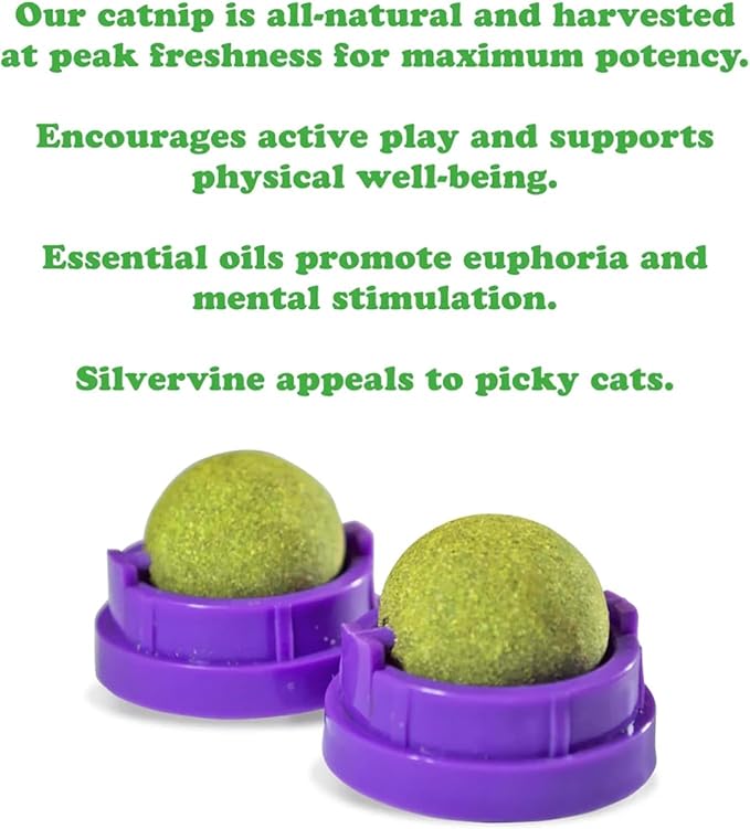 Meowijuana Sampler Stash #2 Bundle | Crunchie Munchie Salmon Treats, Stick 'n' Lick Compressed Catnip, 1 oz Premium Catnip Spray and 3 ct Rollies | Promotes Play and Cat Health