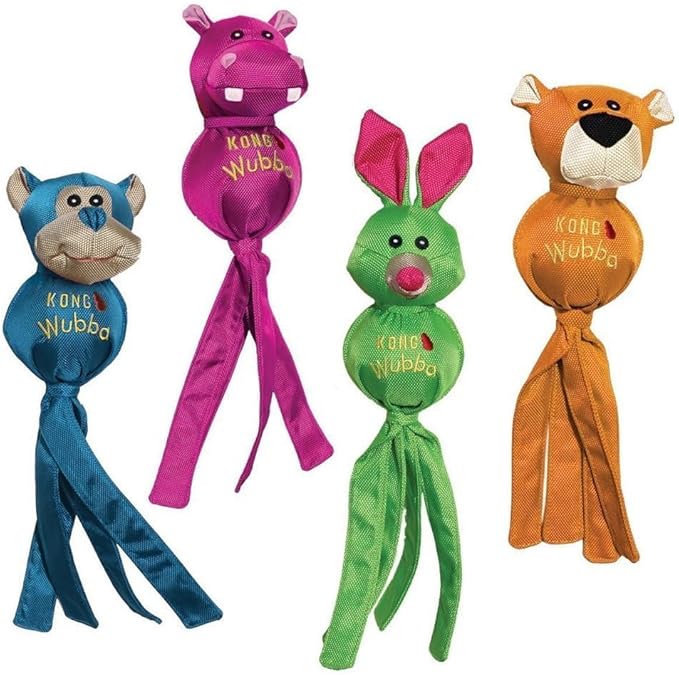 Kong Wubba Ballistic Friends Toy - Colors May Vary - Small