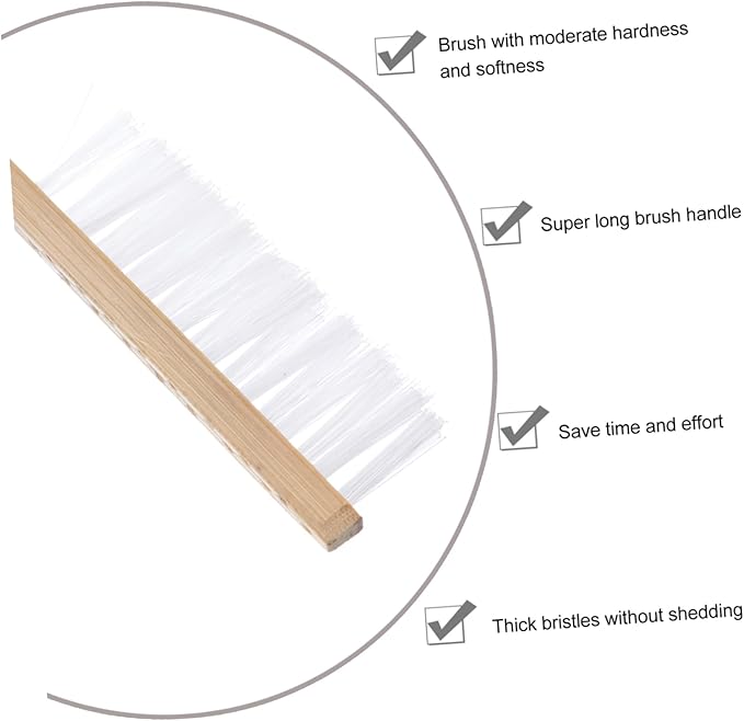 GANAZONO 2pcs Bird Cage Cleaning Tools Set Parrot Cage Brush Bird Poop Shovel for Easy Daily Maintenance of Pets Habitats