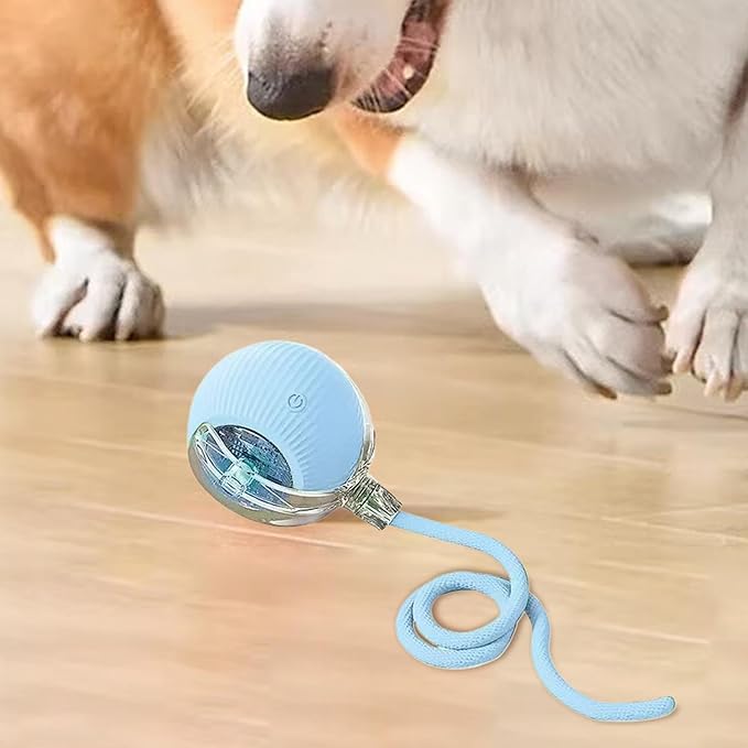 Interactive Rolling Dog Ball, Chewie Viral Rolling Ball, Chewie Ball for Dogs, Interactive Dog Smart Ball Toy, Smart Automatic Rolling Pet Ball for Dog Cat