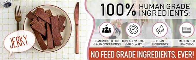 Pet Jerky Factory Premium Turkey and Pumpkin 5 oz. Dog Jerky Treats | 100% Human Grade | USA Made | High Protein | Grain Free | Limited Ingredients | No Filler | BHA-BHT Free | Soft-Tender