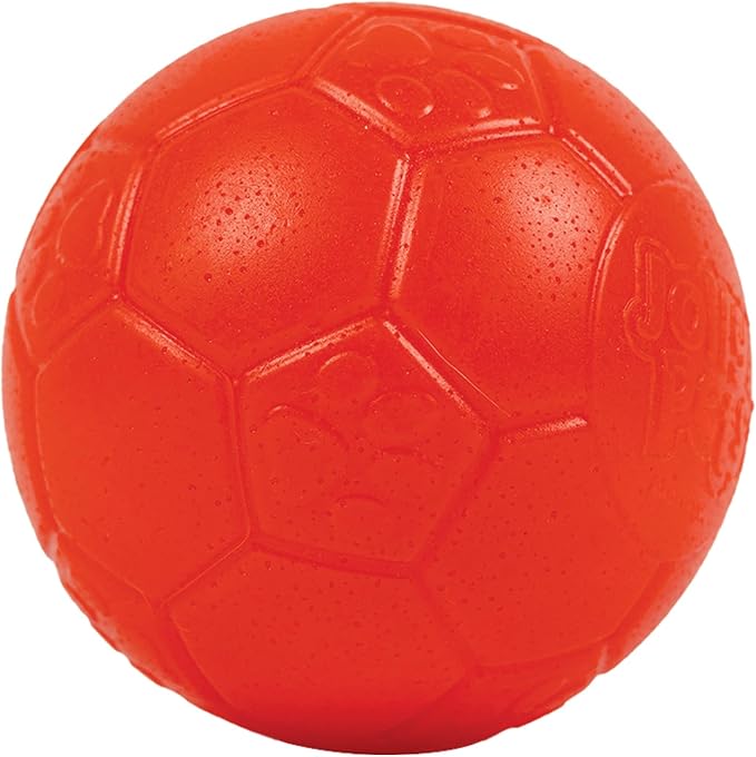 Jolly Pets Mini Jolly Soccer Ball; Floating-Bouncing Dog Toy; 3" Orange