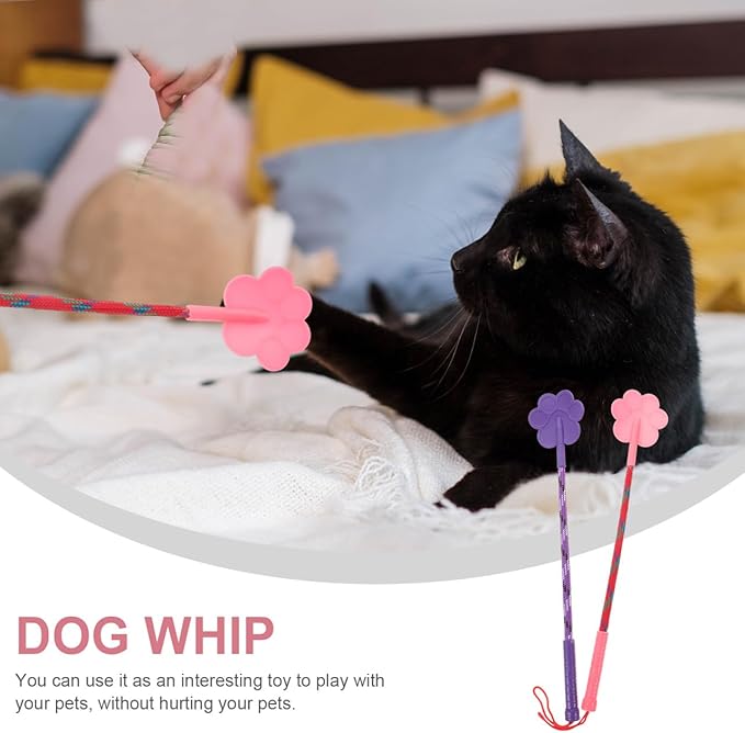 Toddmomy 2pcs Dog Training Tool Supplies Small Dog Toys Lure Stick for Dogs Targeting Stick Cat Training Clicker Toy Tools Pet Training Stick Dog Stuff Puppy Dog Trainer