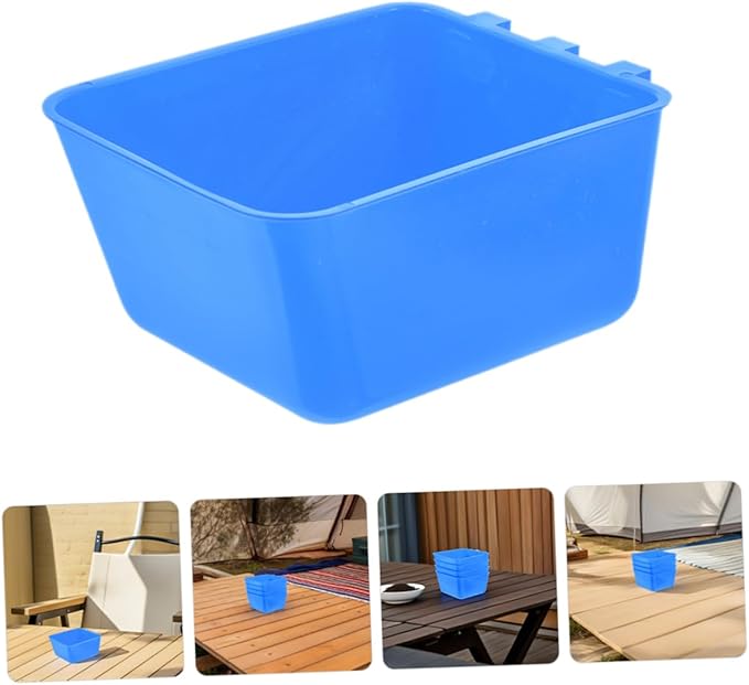 TOYANDONA 6pcs Hanging Chicken Feeder Bowl Rabbit Feeding Cup Bird Cage Bowl Small Cage Cups for