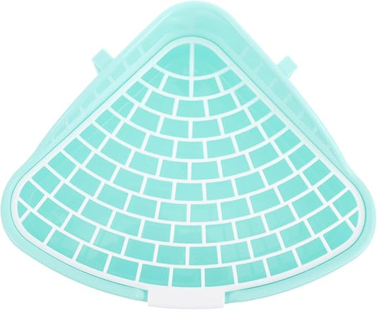Hemoton Easy Potty Training Aid Indoor Pet Potty for Dogs Cat Rabbit Guinea Pig Hamster Corner Litter Box