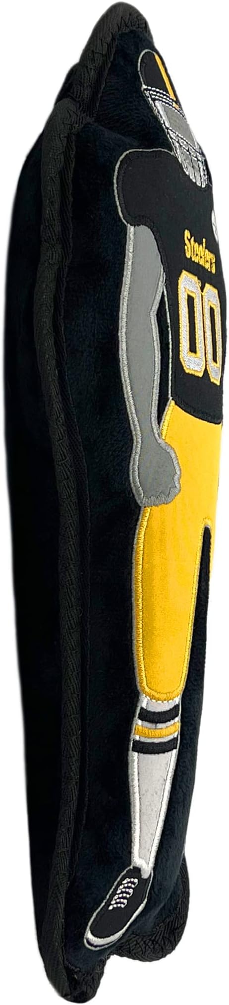 The 1st Ever Tough but Smooth Dog Toy NFL Pittsburgh Steelers Football Athletes Player Tough Pet Toy. A Premium Quality Doggie Toy with Built-in Squeaker. Sports Fans Favorite Chew Toy