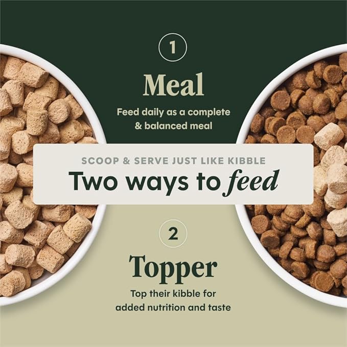 Instinct Freeze-Dried Meals, FreshDried Bites, Natural Food, Grain-Free - Cage-Free Chicken, 14 oz. Bag