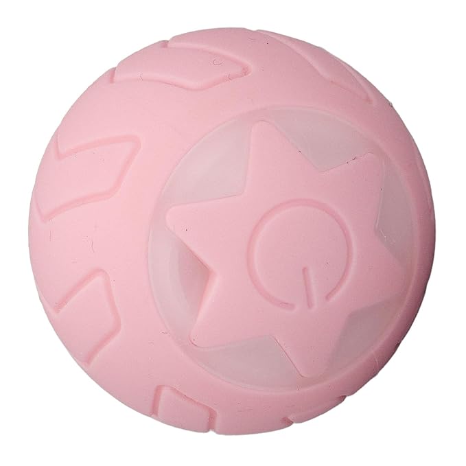 Peppy Pet Ball Automatic Rolling Ball, Interactive Dog Toy with Led Flash Colorful Lights Rechargeable Motion Activat Pet Ball Self Rotating Ball for Cat Dog (Neutral English Packaging)