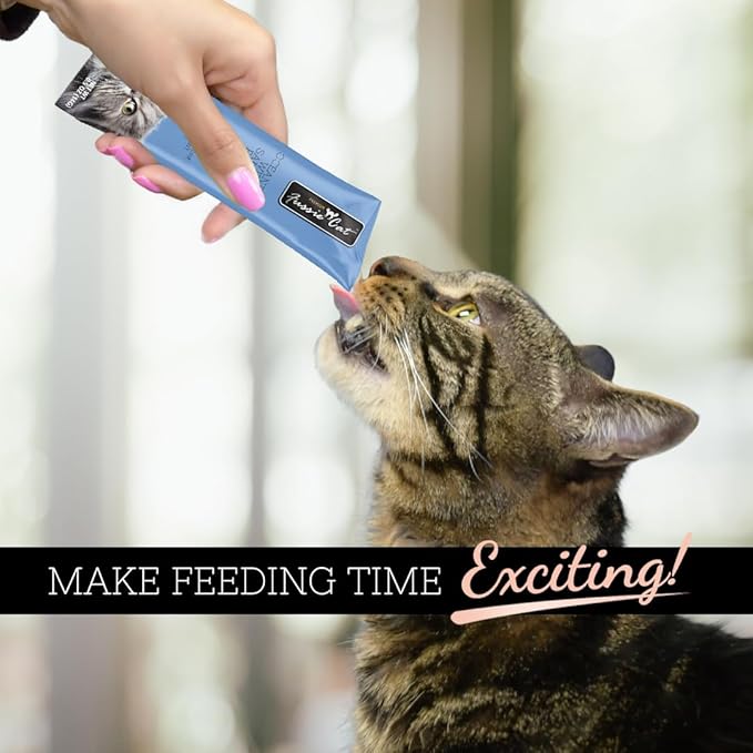 Fussie Cat Ocean Fish/Salmon Puree 4 Count (Pack of 2)